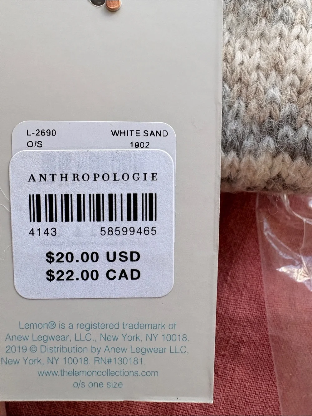 Anthropologie Fair Isle Knit Leg Warmers in Gray, Cream & Gold
